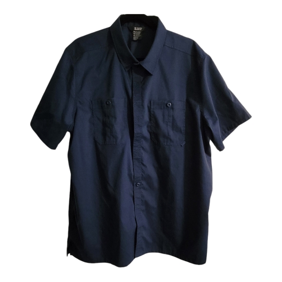 5.11 Men's Landen Work Shirt Navy Size XL - Picture 1 of 12